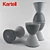 Kartell Prince AHA: Playful and Practical Side Table 3D model small image 3