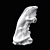 Iguana Plaster Sculpture 3D model small image 1