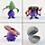 Blossom of Odor: Oddish, Gloom, Vileplume 3D model small image 3