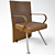 Elegant GINZA Chair by Mariani 3D model small image 2