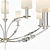 Elegant Crystal Nickel Chandelier 3D model small image 2