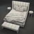 Sleek Kubrick Bed Set 3D model small image 3