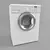 Sleek LG FH0C3ND1 Washing Machine 3D model small image 1