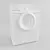 Sleek LG FH0C3ND1 Washing Machine 3D model small image 2