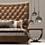 Elegant Tosca Bed 3D model small image 2