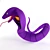 Title: Toxic serpent Pokémon 3D model small image 2