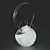 Bronze Base Decorative Teapot 3D model small image 2