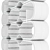 Modular Bookshelf - Cappellini's Elegant White Rack 3D model small image 3