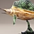 Sailfish Patina Figurine 3D model small image 2