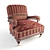 Elegant Provasi Wendell Armchair 3D model small image 1