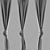 Plaid Kitchen Curtains 3D model small image 3