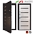 Durable Metal Door - MASTINO PONTE 3D model small image 1
