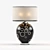 Pieter Adam PA 101 Siam: Exquisite Brass and Porcelain Pendant 3D model small image 1