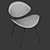 Elegant Fishnet Armchair by Walter Knoll 3D model small image 3