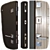 Stylish Mastino Area Metal Door 3D model small image 2