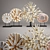 Rustic Wood Decor Set 3D model small image 1