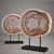 Rustic Wood Decor Set 3D model small image 2