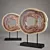 Rustic Wood Decor Set 3D model small image 6