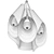 Calyx White/Gold Pendant Lamp 3D model small image 3