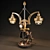Rustic Barkman Lamp 3D model small image 1