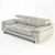 Italian Leather Sofa: Oregon II 3D model small image 1