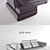 ADK "Chicago" Corner Sofa 3D model small image 2