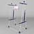 Space-Saving Leifheit Tumble Dryer 3D model small image 1