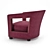 Alana Chair: The Ultimate Armchair Experience 3D model small image 2