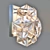 Elegant Clear Glass Wall Lamp 3D model small image 2