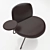 Sleek Satellite Easy Chair 3D model small image 2