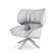 Elegant Patricia Urquiola Armchair 3D model small image 3