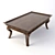 Bernhardt Villa Medici Coffee Table (355-022) - Classical Elegance for Your Living Space 3D model small image 2
