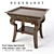 Elegant Bernhardt Villa Medici Table 3D model small image 1