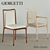 Giorgetti Ibla Chairs & Memos Rectangular Table Set 3D model small image 2