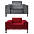 Nienkamper Berkley: The Perfect Combination of Comfort and Style 3D model small image 3