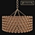 Vintage Glam Chandelier: Delany by Aerin 3D model small image 1