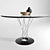 Elegant Vitra Noguchi Dining Table 3D model small image 1