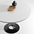 Elegant Vitra Noguchi Dining Table 3D model small image 2