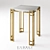 Elegant Zhin Accent Table: Functional Design & Stunning Finish 3D model small image 1