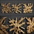 Teak Root Sculpture: Unique, Rustic Art 3D model small image 1