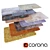 10-Piece Assorted Artificial Carpets | 200cm x 140cm 3D model small image 1