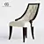 Elegant CG Megeve Serra Chair 3D model small image 3