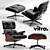 Elevate Your Space: Vitra Lounge Chair 3D model small image 1