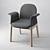 Bambosh Armchair: Elegant and Sustainable Seating 3D model small image 1