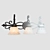 Elegant Golden Lighting Fixture 3D model small image 2