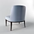 Classic Chic Capitone Chair 3D model small image 2