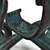 Elegant Iron Fireplace Accessories 3D model small image 3