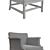 Cuban Mahogany Armchair: Scandinavian Elegance 3D model small image 3