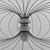 Sleek Spider Flying Light 3D model small image 3