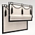 Elegant Roman Shade 32 3D model small image 1